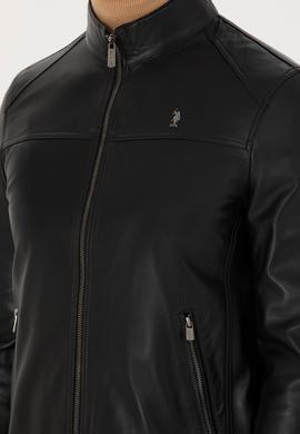 Erkek Siyah Deri Ceket - 50278992007
