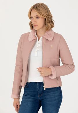 Kadın Açık Pembe Deri Ceket - 50279042001
