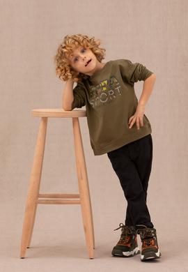 Erkek Çocuk Siyah Kanvas Pantolon - 50264044058