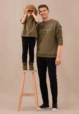 Erkek Çocuk Siyah Kanvas Pantolon - 50264044058