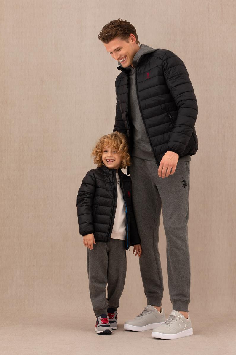 Erkek Çocuk Siyah Mont