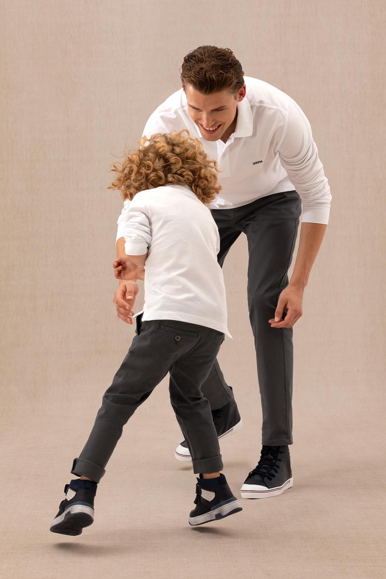 Erkek Çocuk Antrasit Kanvas Pantolon