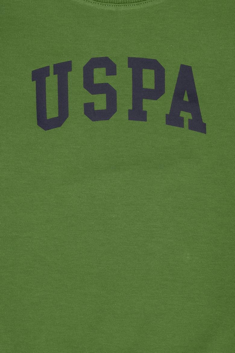 Erkek Çocuk Yeşil Basic Bisiklet Yaka Sweatshirt - 50273757035