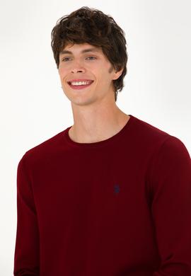 Erkek Bordo Basic Kazak - 50275848025