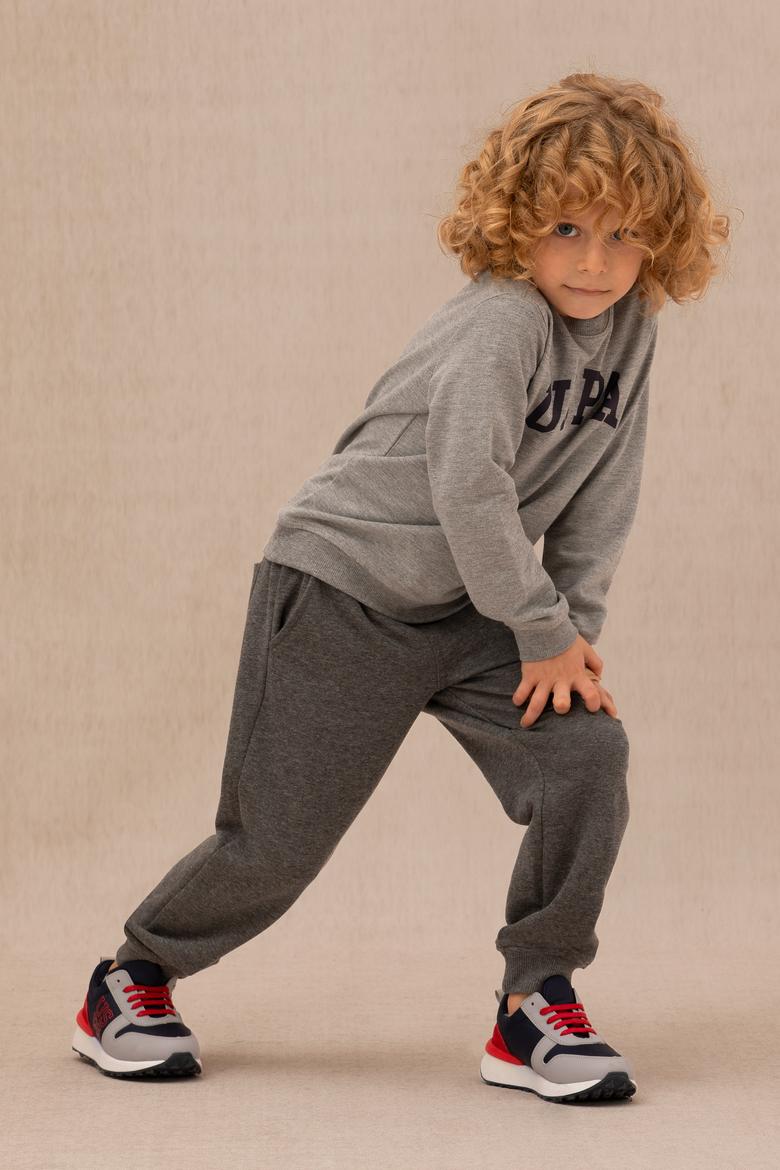 Erkek Çocuk Antrasit Melanj Eşofman Altı - 50276263047