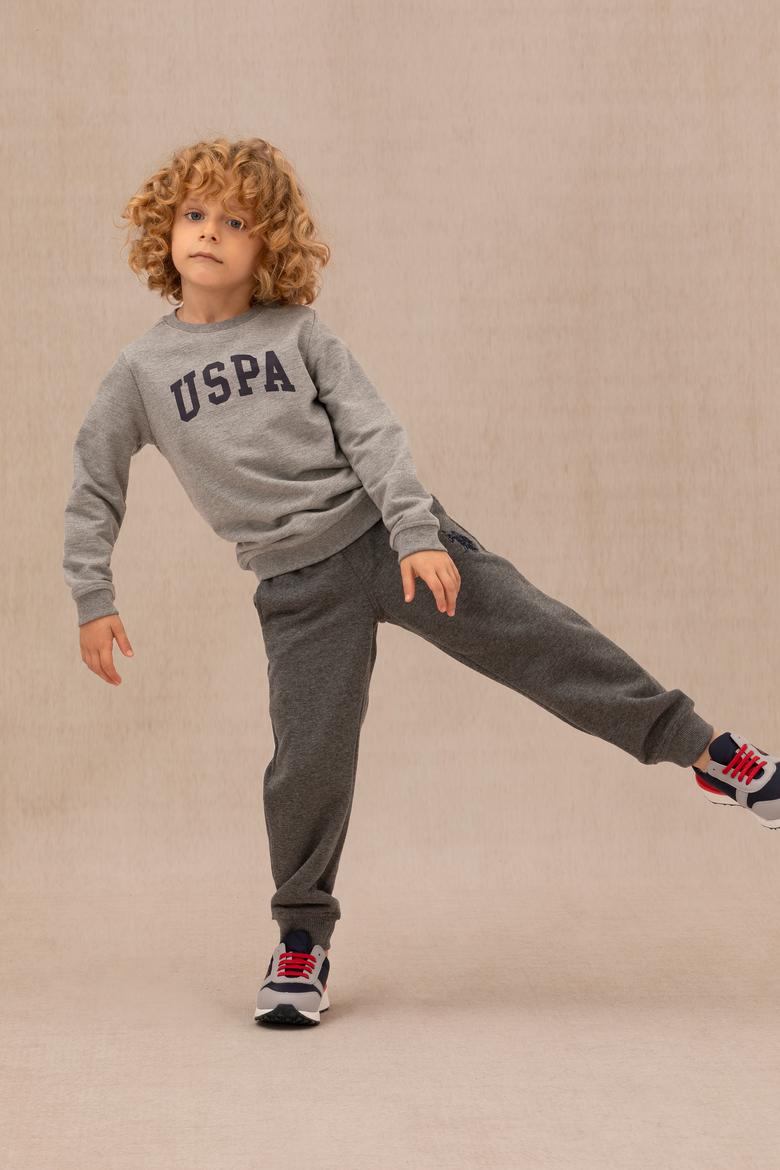 Erkek Çocuk Antrasit Melanj Eşofman Altı - 50276263047