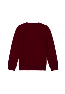 Erkek Çocuk Bordo Basic Bisiklet Yaka Kazak - 50275846028