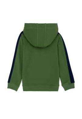 Erkek Çocuk Yeşil Kapüşonlu Sweatshirt - 50274241045