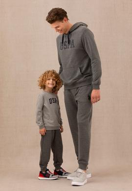 Erkek Antrasit Melanj Eşofman Altı - 50273737021