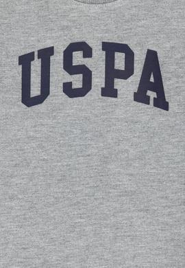 Erkek Çocuk Gri Melanj Basic Bisiklet Yaka Sweatshirt - 50273757014