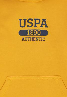 Erkek Çocuk Hardal Kapüşonlu Sweatshirt - 50274241023