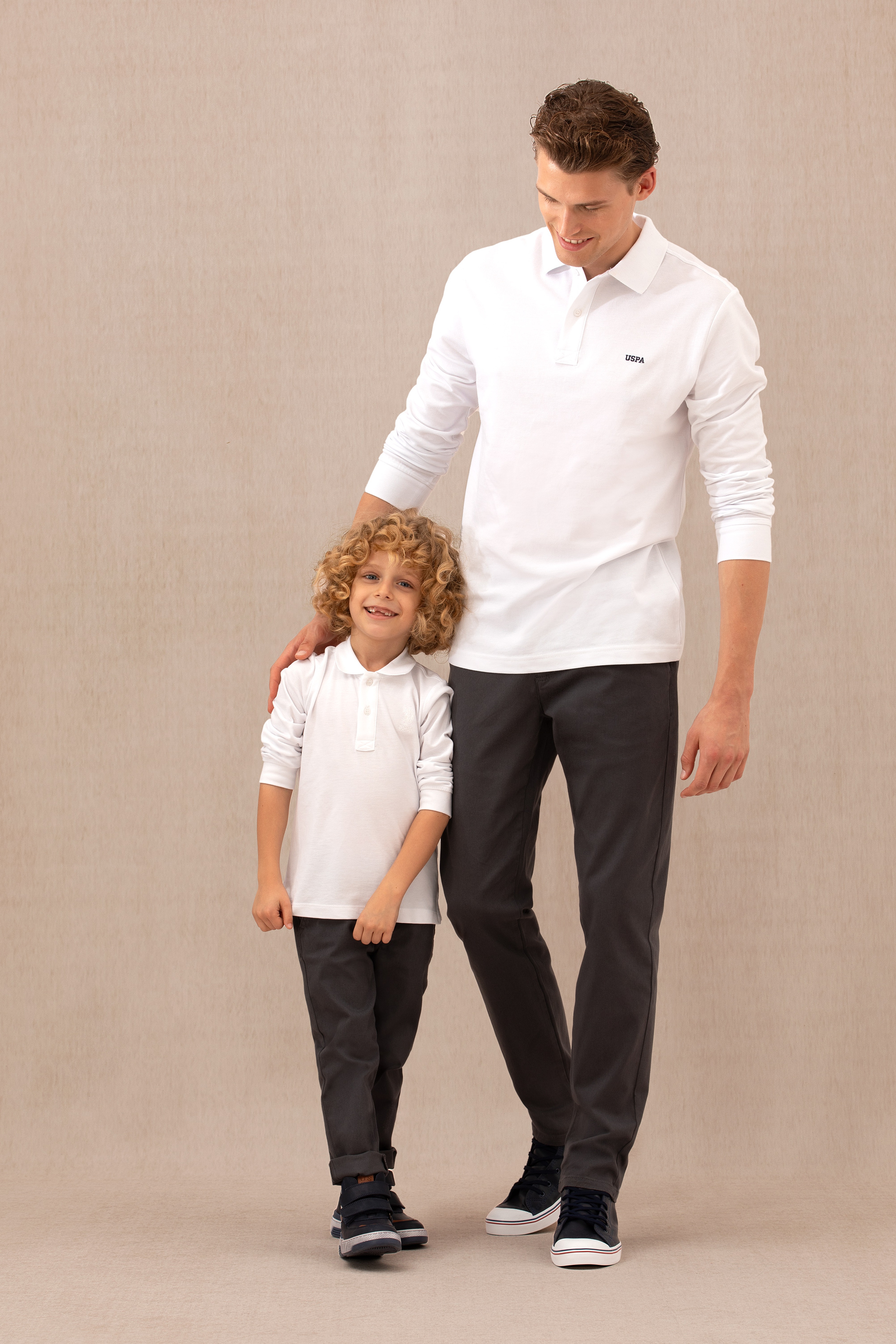 Erkek Beyaz Basic Sweatshirt