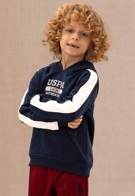 Erkek Çocuk Lacivert Kapüşonlu Sweatshirt - 50274241005