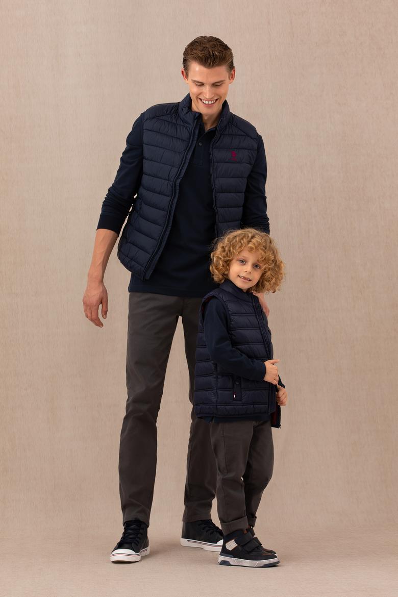 Erkek Lacivert Yelek