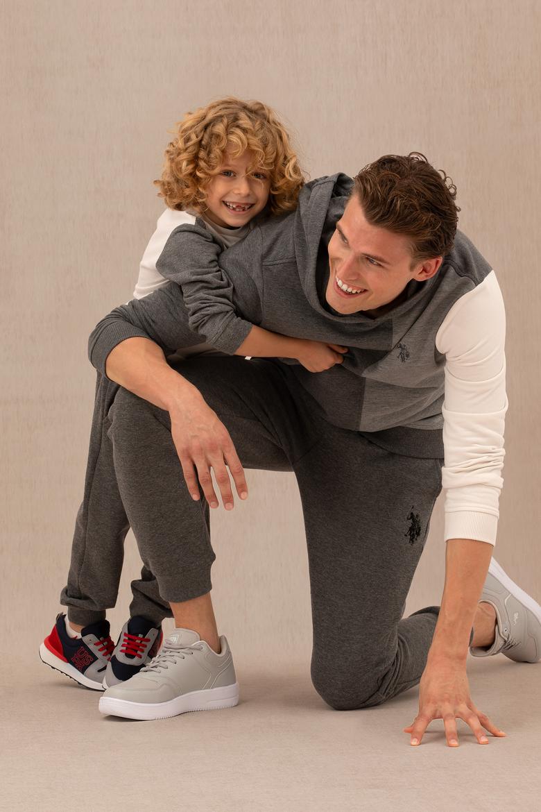 Erkek Antrasit Melanj Sweatshirt