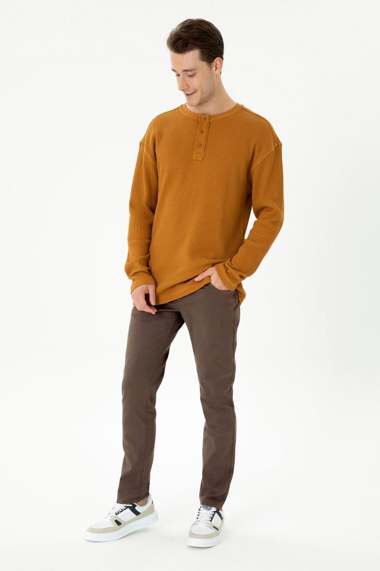 Erkek Vizon Kanvas Pantolon - 50275532366