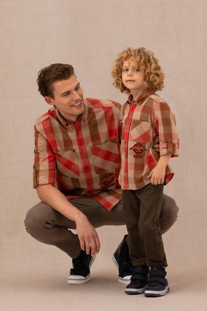 Erkek Vizon Kanvas Pantolon