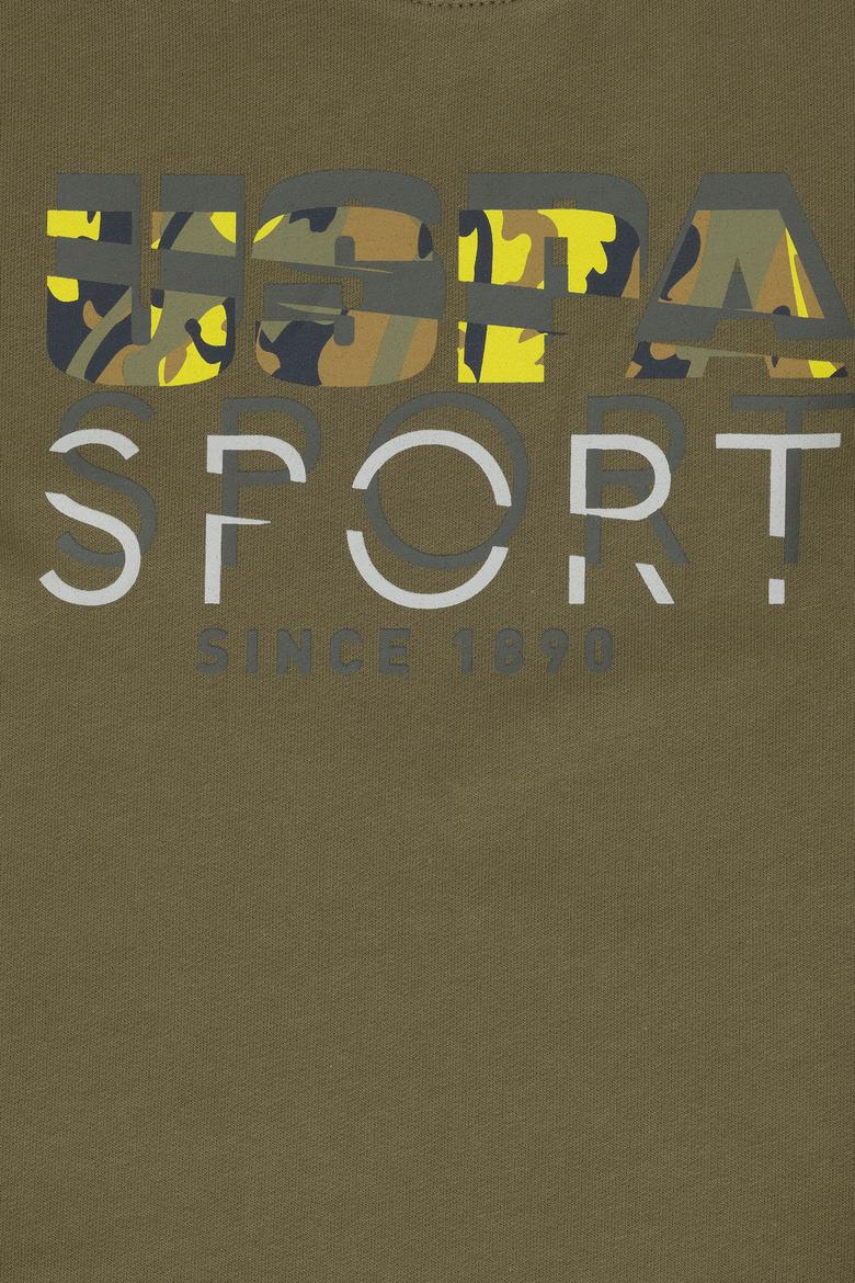 Çocuk Haki Bisiklet Yaka Sweatshirt - 50270740025