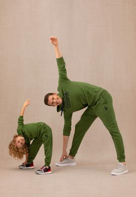 Erkek Yeşil Basic Sweatshirt - 50276087047