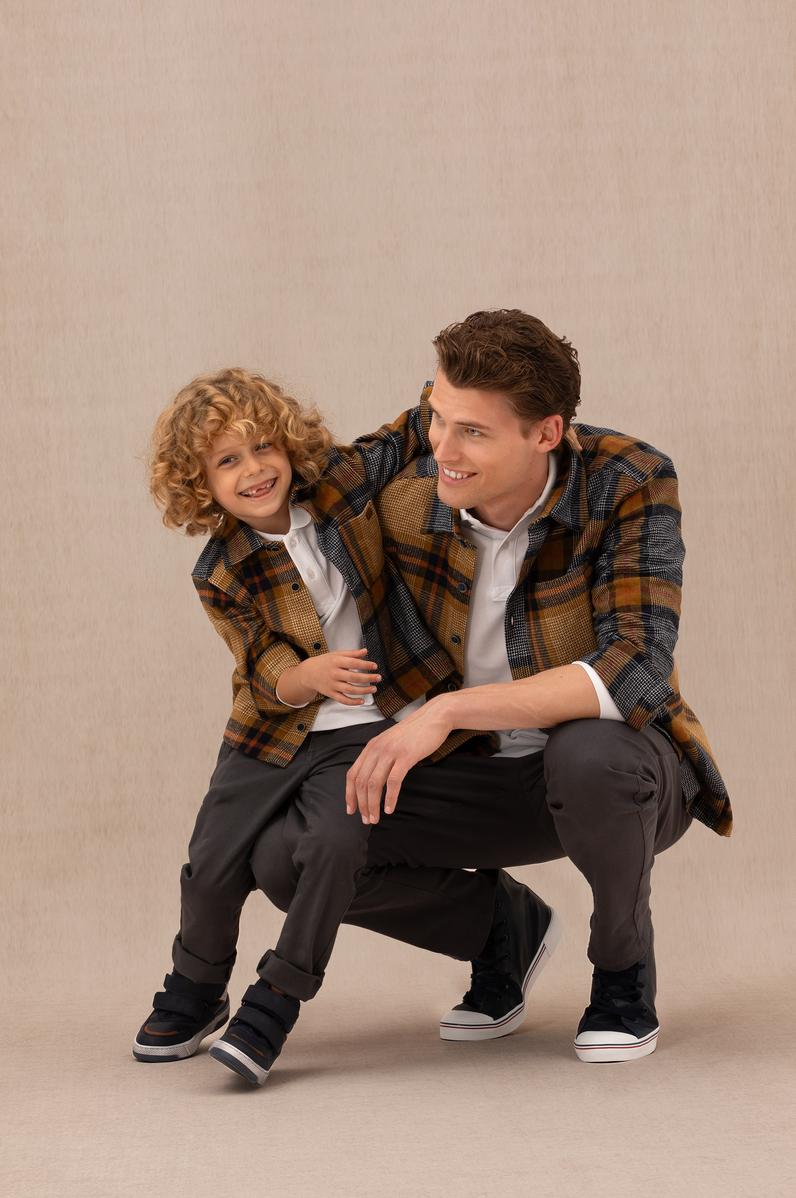 Erkek Çocuk Lacivert Uzun Kollu Gömlek