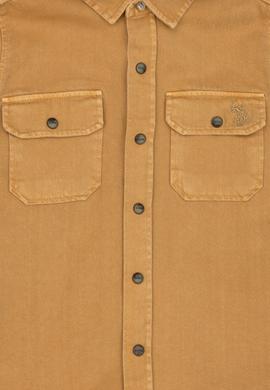 Erkek Çocuk Kum Uzun Kollu Kapüşonlu Gömlek - 50272786001