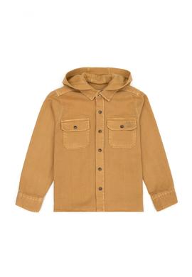 Erkek Çocuk Kum Uzun Kollu Kapüşonlu Gömlek - 50272786001