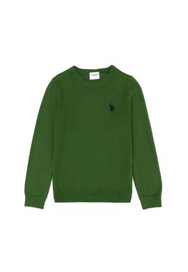 Erkek Çocuk Yeşil Basic Kazak - 50275846058