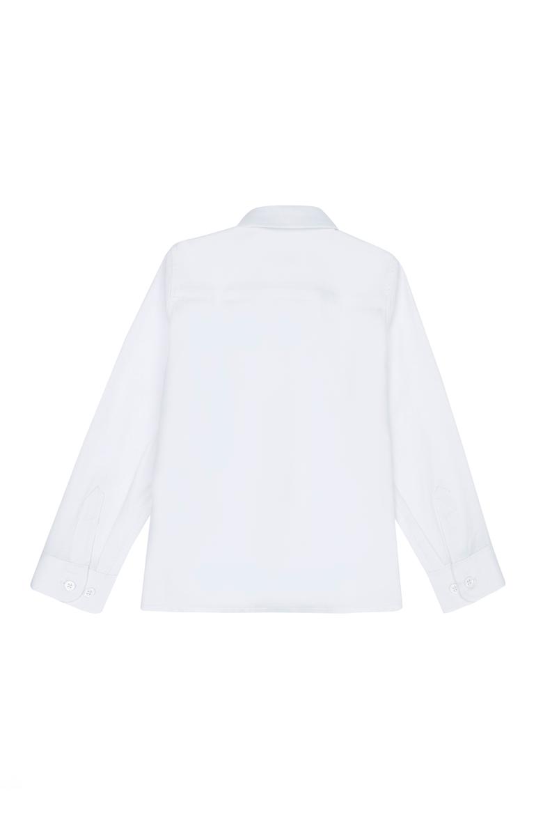Erkek Çocuk Beyaz Uzun Kollu Basic Gömlek - 50277633006