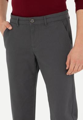 Erkek Antrasit Kanvas Pantolon - 50275530043