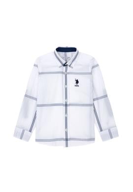 Erkek Çocuk Beyaz Uzun Kollu Gömlek - 50263820031