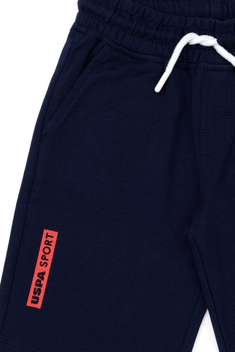 Çocuk Lacivert Örme Şort - 50263439045