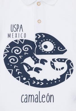 Erkek Çocuk Beyaz Polo Yaka Tişört - 50263511036