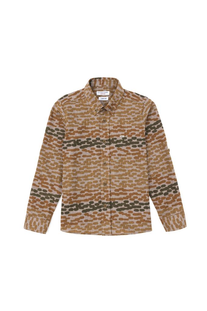 Erkek Çocuk Taş Uzun Kollu Gömlek