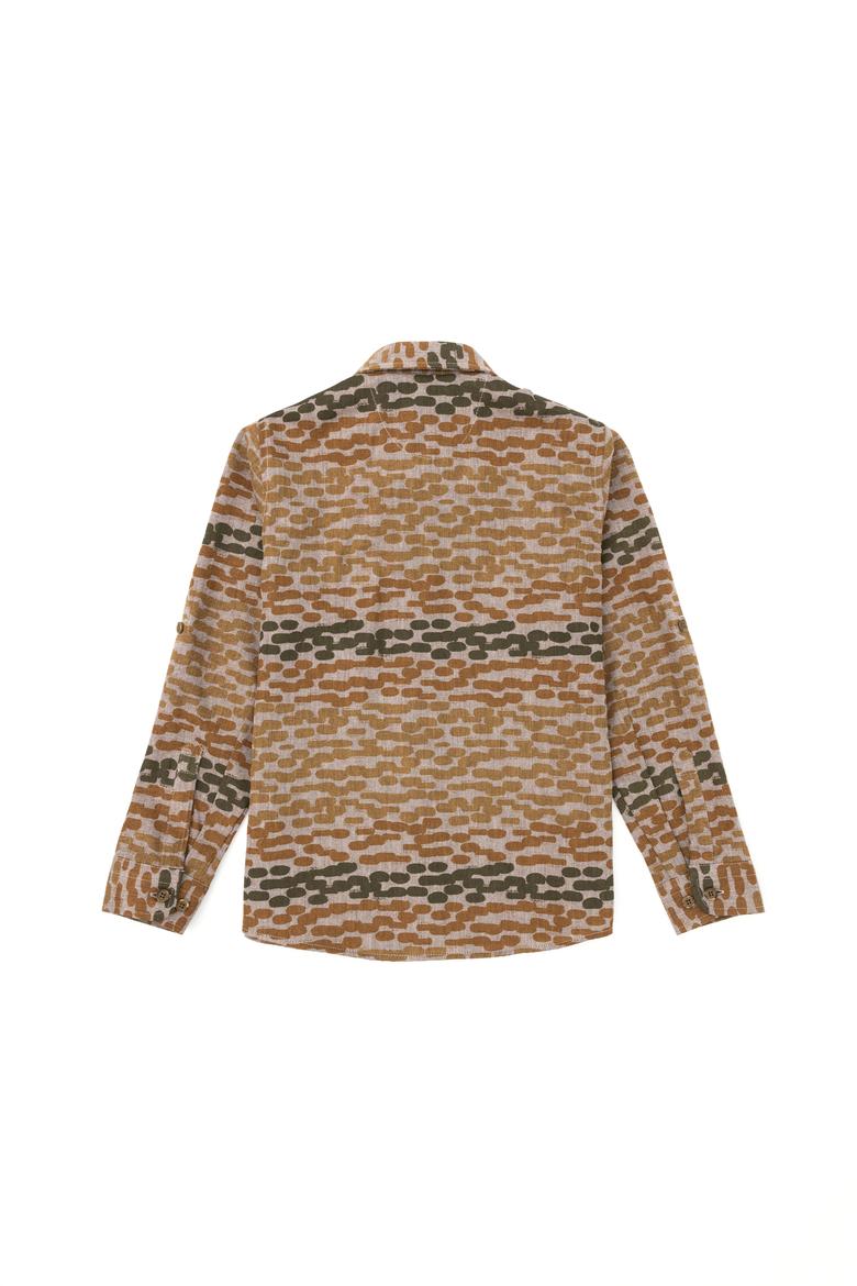 Erkek Çocuk Taş Uzun Kollu Gömlek - 50272761036