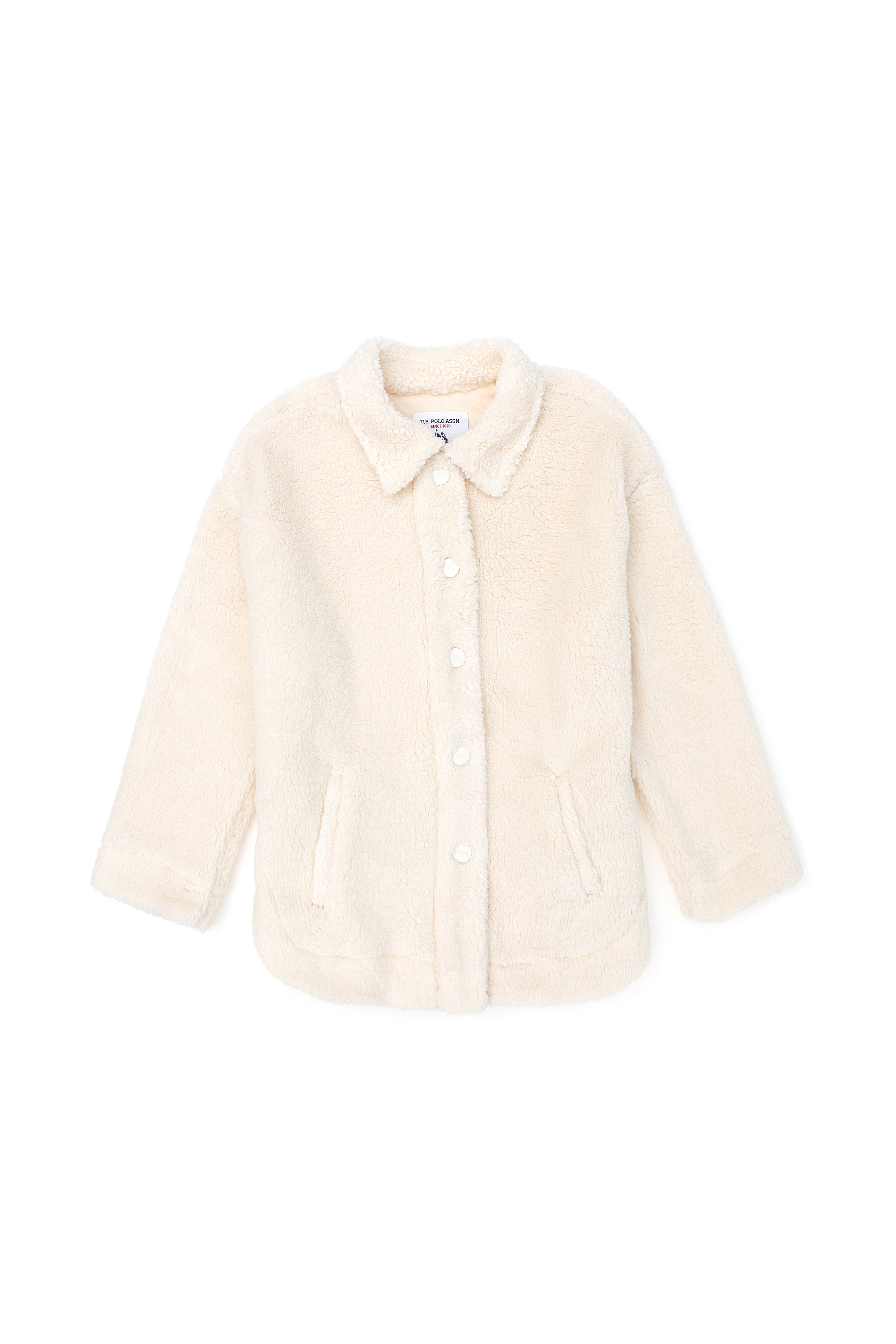 Kız Çocuk Taş Polo Yaka Sweatshirt