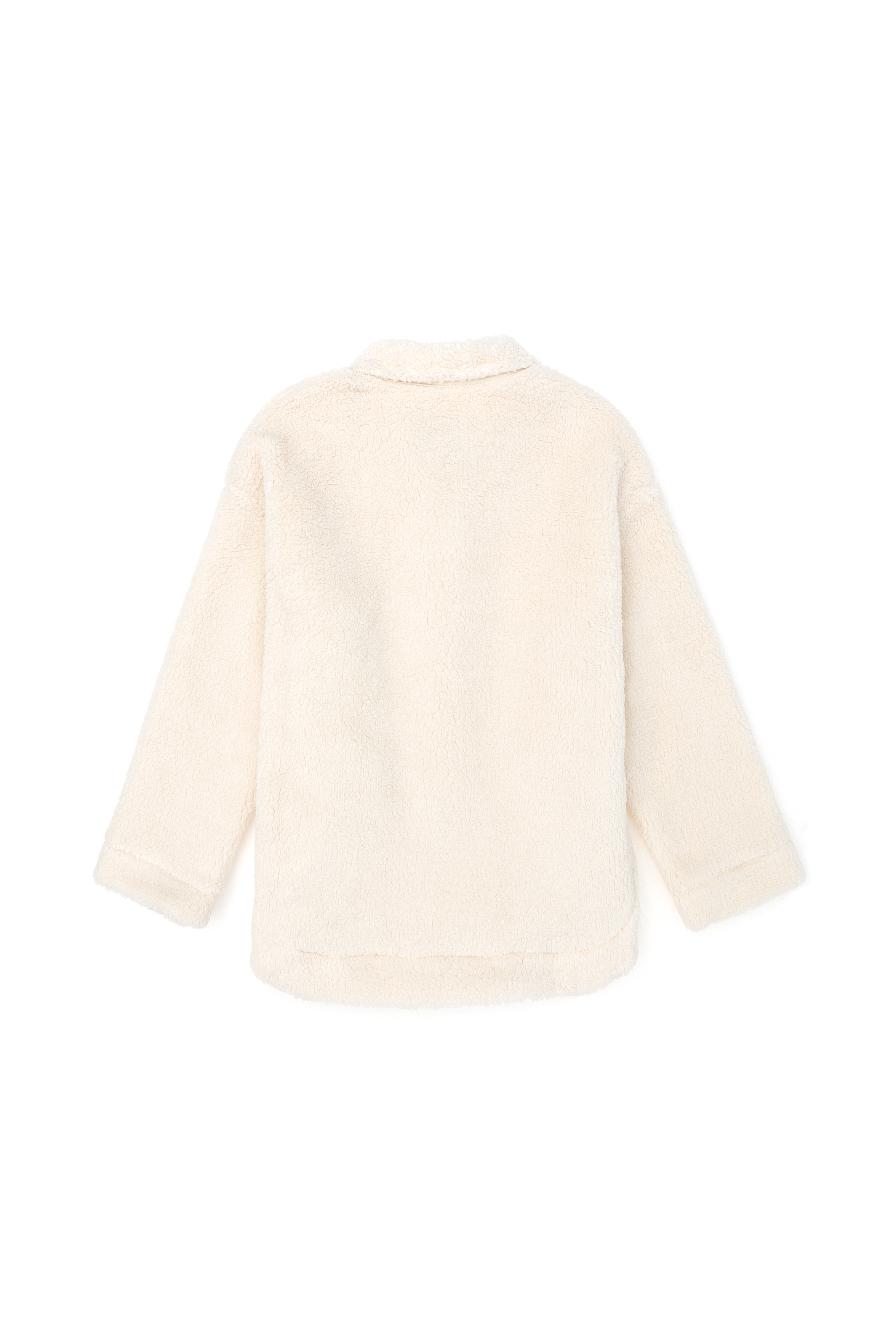 Kız Çocuk Taş Polo Yaka Sweatshirt
