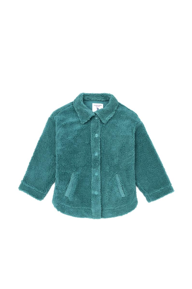 Kız Çocuk Mint Polo Yaka Sweatshirt