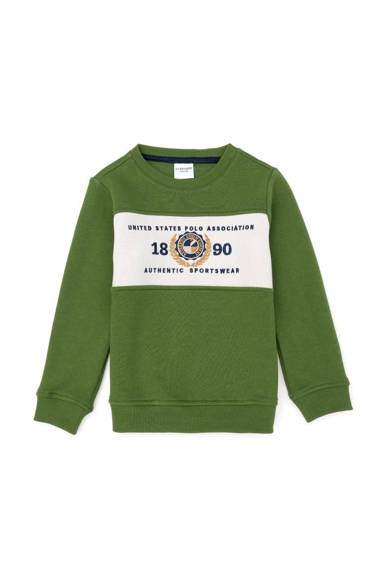 Erkek Çocuk Yeşil Sweatshirt