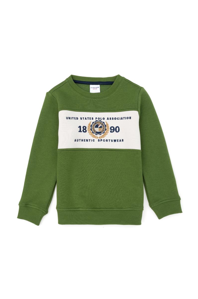 Erkek Çocuk Yeşil Sweatshirt