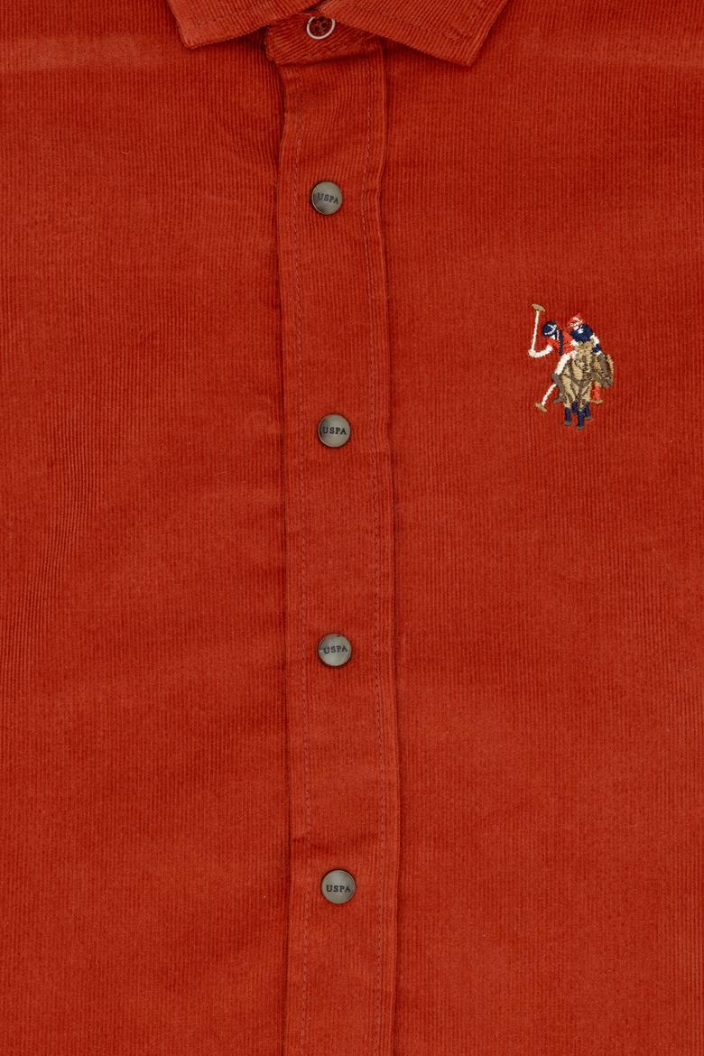 Erkek Çocuk Kiremit Uzun Kollu Gömlek - 50272830035