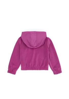 Kız Çocuk Menekşe Kapüşonlu Sweatshirt - 50272413026