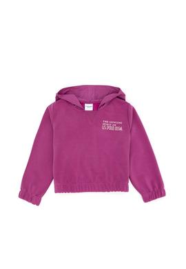 Kız Çocuk Menekşe Kapüşonlu Sweatshirt - 50272413026