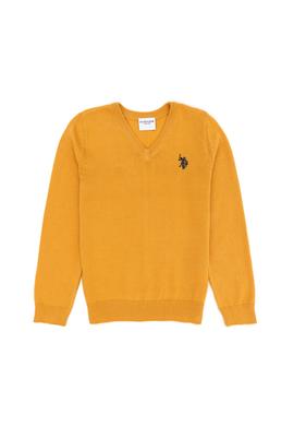 Erkek Çocuk Hardal Basic Kazak - 50275849032