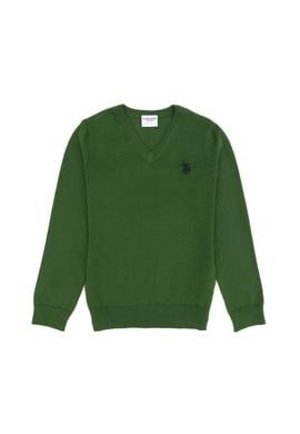 Erkek Çocuk Yeşil Basic Kazak - 50275849052