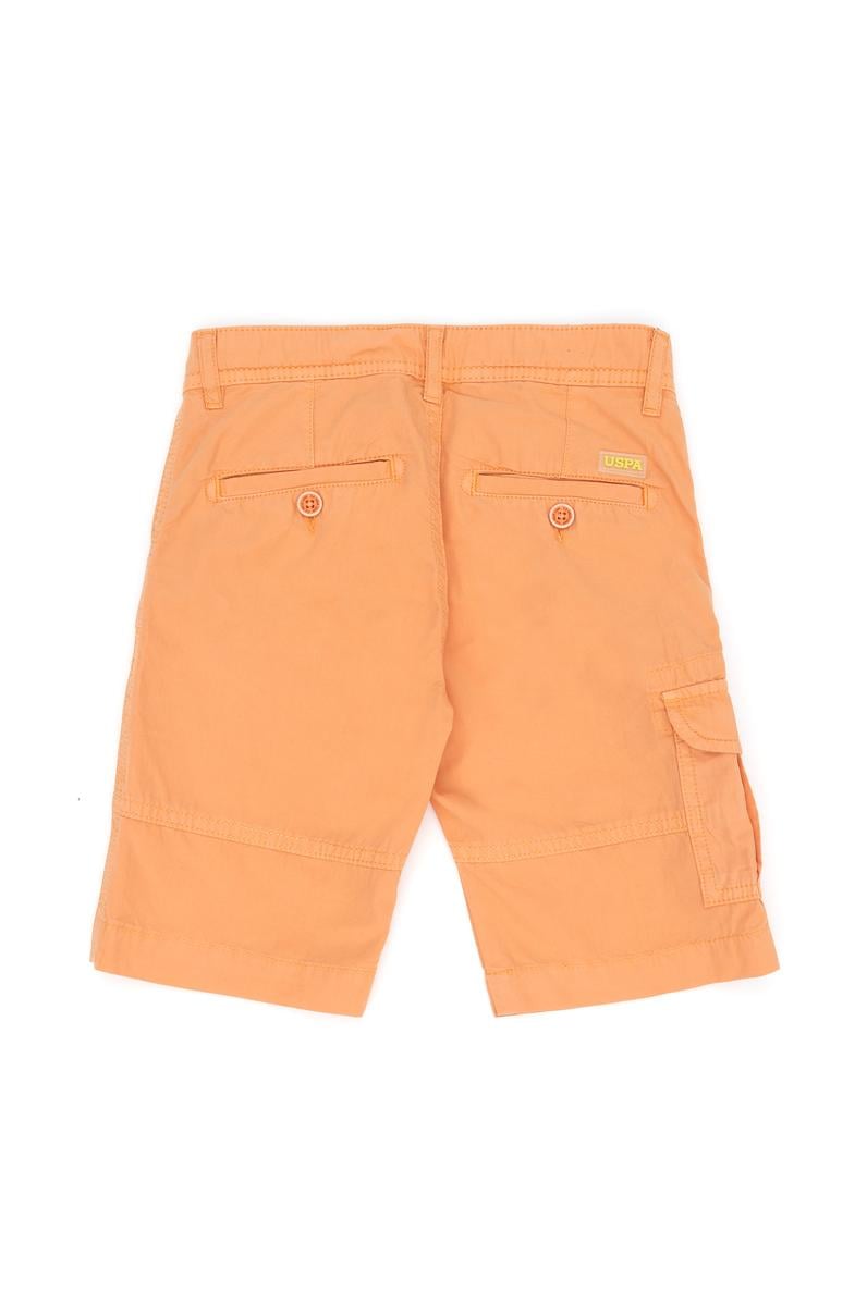 Erkek Çocuk Turuncu Dokuma Şort