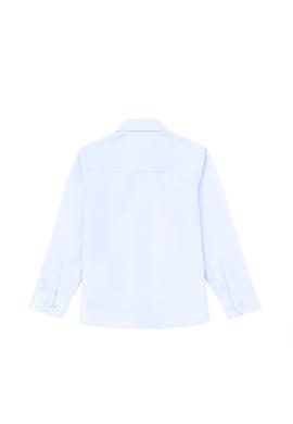 Erkek Çocuk Açık Mavi Uzun Kollu Basic Gömlek - 50277633033