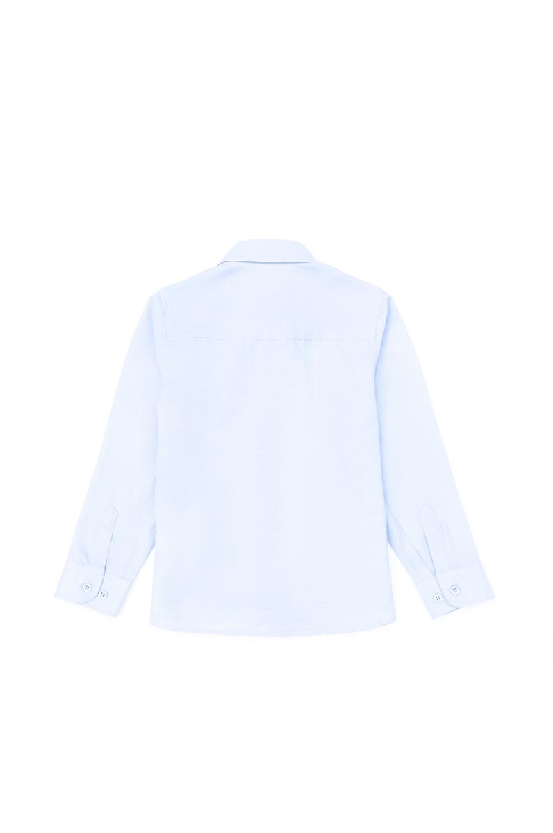 Erkek Çocuk Açık Mavi Uzun Kollu Basic Gömlek