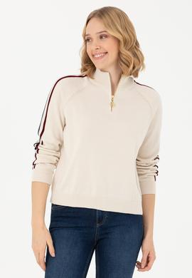 Kadın Krem Kazak - 50277303012