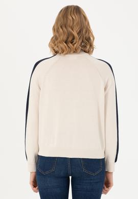 Kadın Krem Kazak - 50277303012