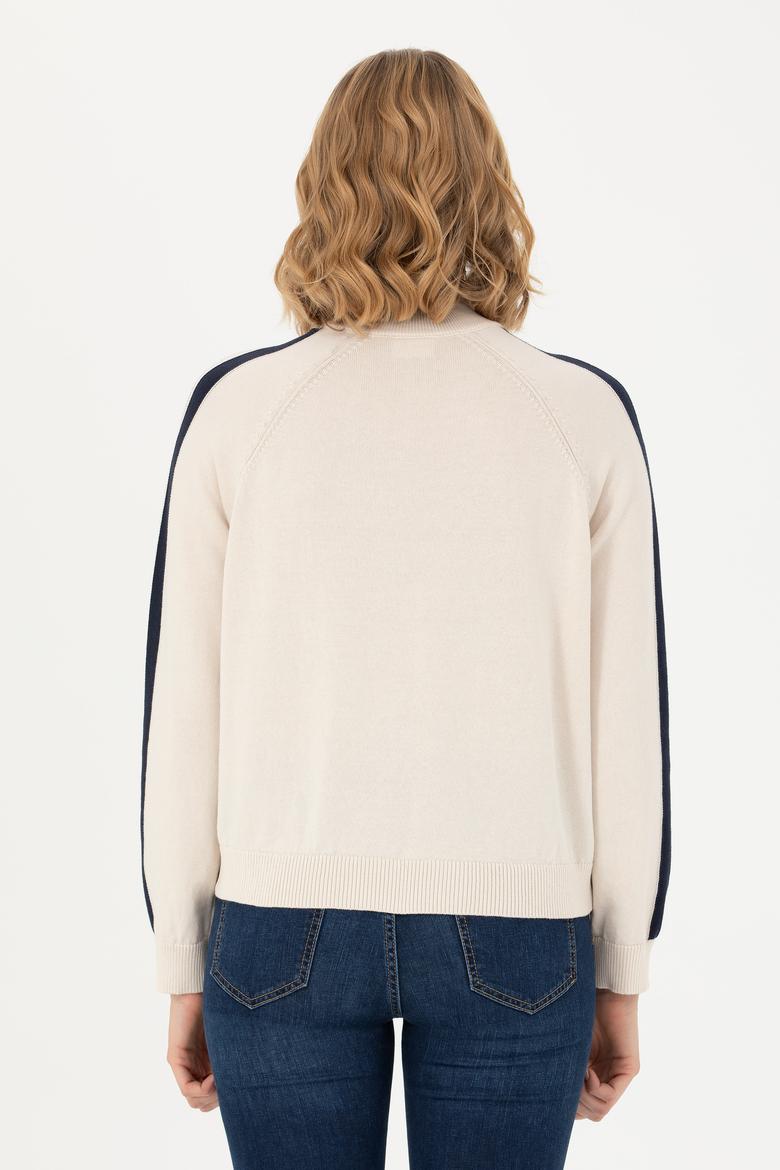 Kadın Krem Kazak - 50277303012